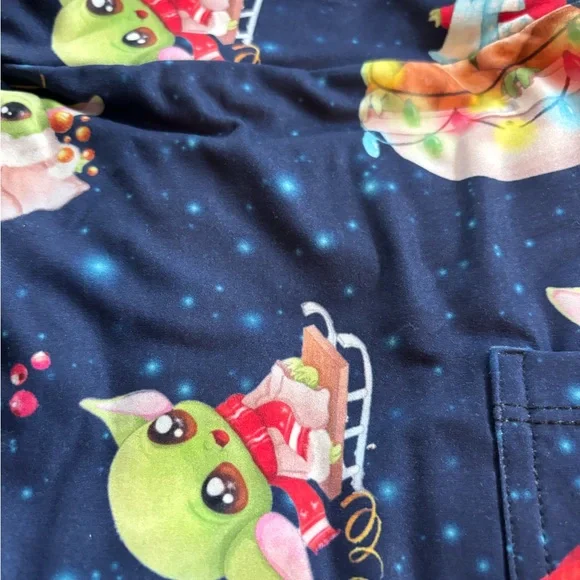3 Pair Leggings Bundle Baby Yoda & Grinch - Picture 6 of 13
